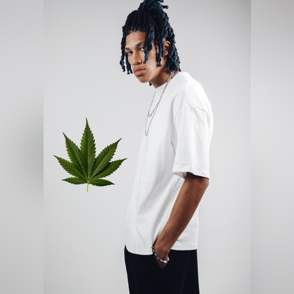 New Hemp Off White Men's T-Shirt Size L